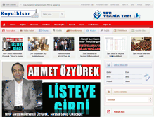 Tablet Screenshot of koyulhisar.com